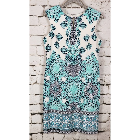 Studio One Dresses & Skirts - STUDIO ONE NEW YORK Damask Print Sheath Dress